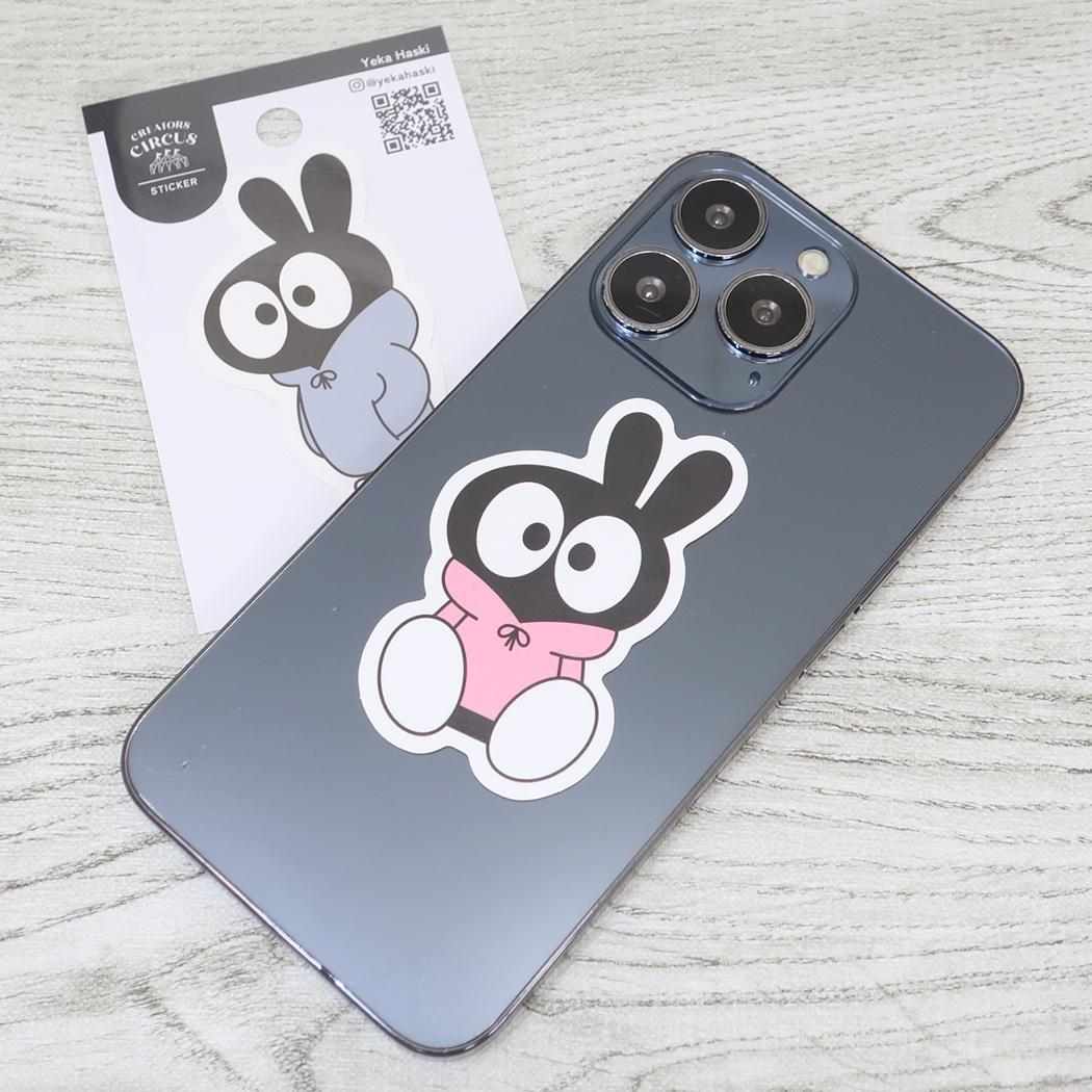 CREATORS CIRCUS クリエイターズサーカス Vol.3 ステッカー Yeka Haski Michi pink hoodie フロンティア 耐水 耐光 デコシール ダイカットシール スマホステッカー メール便可
