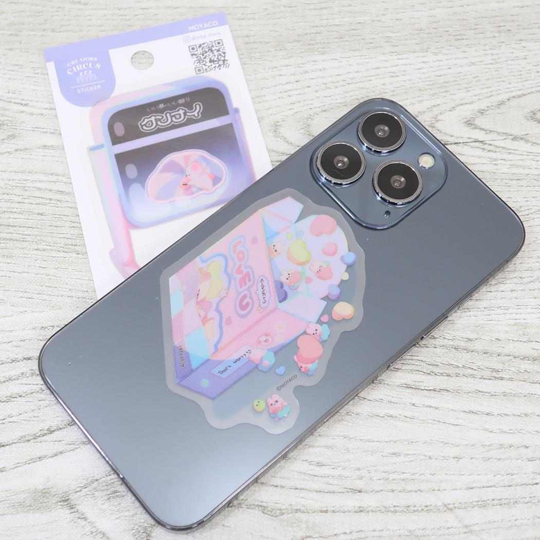CREATORS CIRCUS クリエイターズサーカス Vol.3 ステッカー MOYACO don’t worry フロンティア 耐水 耐光 デコシール ダイカットシール スマホステッカー メール便可