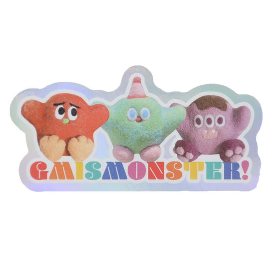 CREATORS CIRCUS クリエイターズサーカス Vol.3 ステッカー GOEMULEUN MONSTER We are monster friends フロンティア 耐水 耐光 デコシール ダイカットシール スマホステッカー メール便可