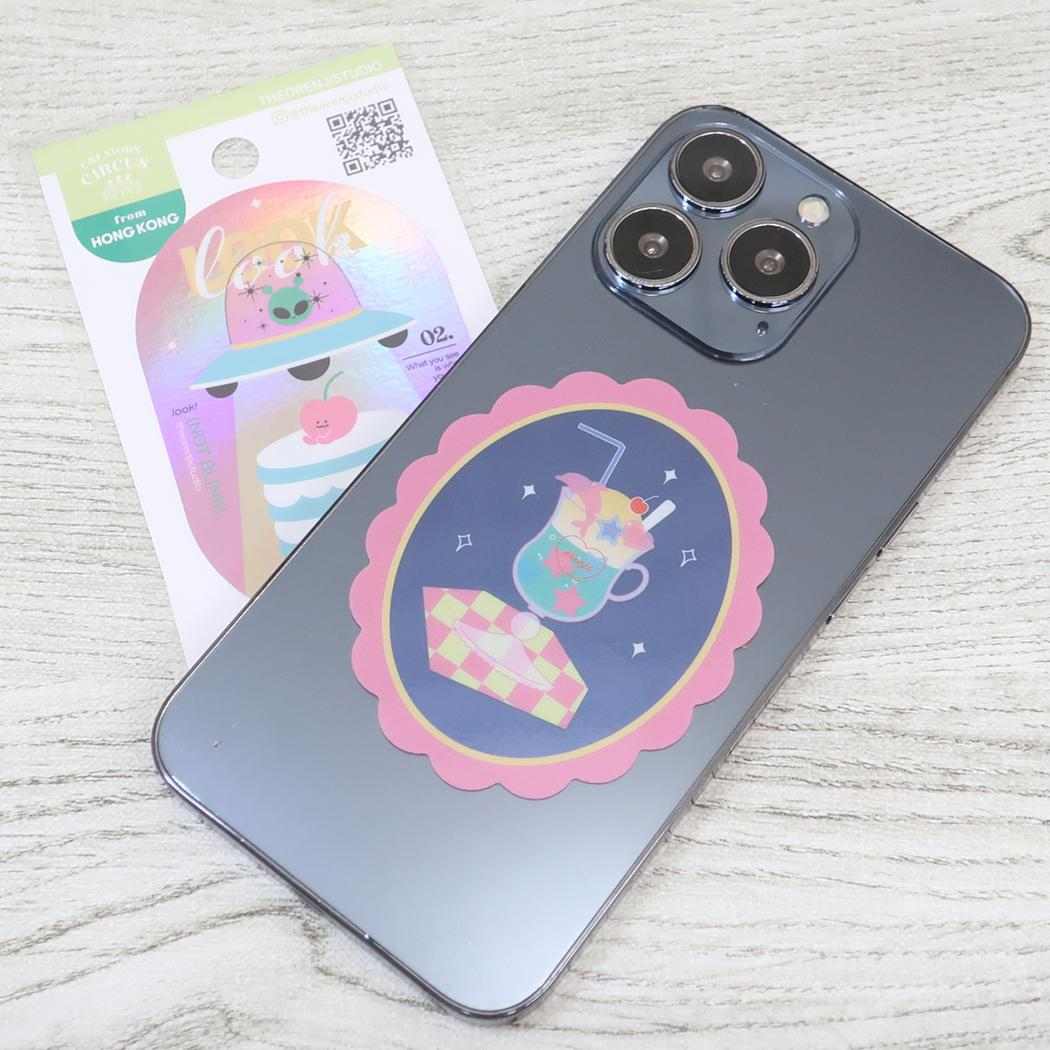 CREATORS CIRCUS クリエイターズサーカス Vol.3 ステッカー THEORENJISTUDIO Looking For Cute Cakes フロンティア 耐水 耐光 デコシール ダイカットシール スマホステッカー メール便可