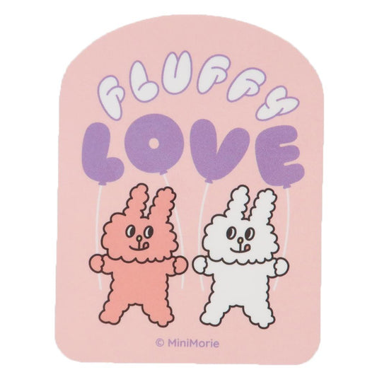 CREATORS CIRCUS クリエイターズサーカス Vol.3 ステッカー BUNNI KONBINY FLUFFY LOVE フロンティア 耐水 耐光 デコシール ダイカットシール スマホステッカー メール便可