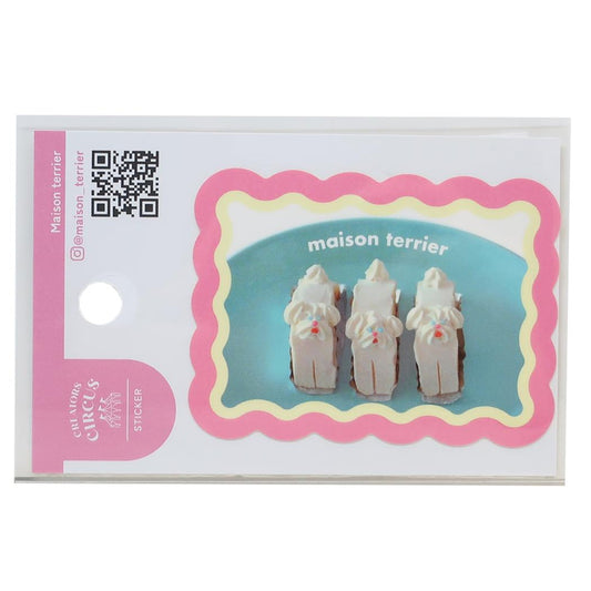 クリエイターズサーカス ダイカットシール ステッカー Maison terrier roll cake dogs フロンティア 耐水 耐光 デコシール CREATORS CIRCUS グッズ メール便可 シネマコレクション