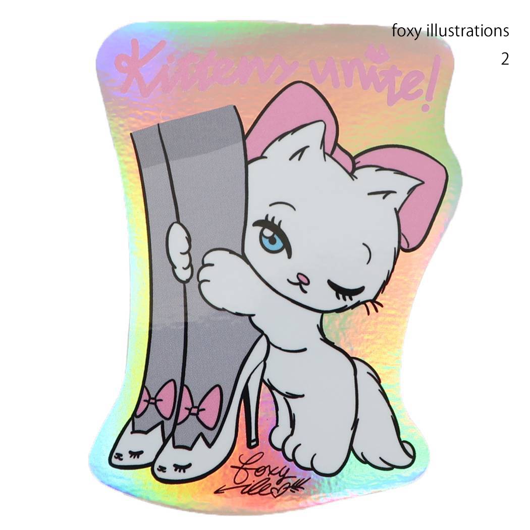 CREATORS CIRCUS クリエイターズサーカス シール ステッカーVol.5 foxy illustrations Kittens Unite! フロンティア