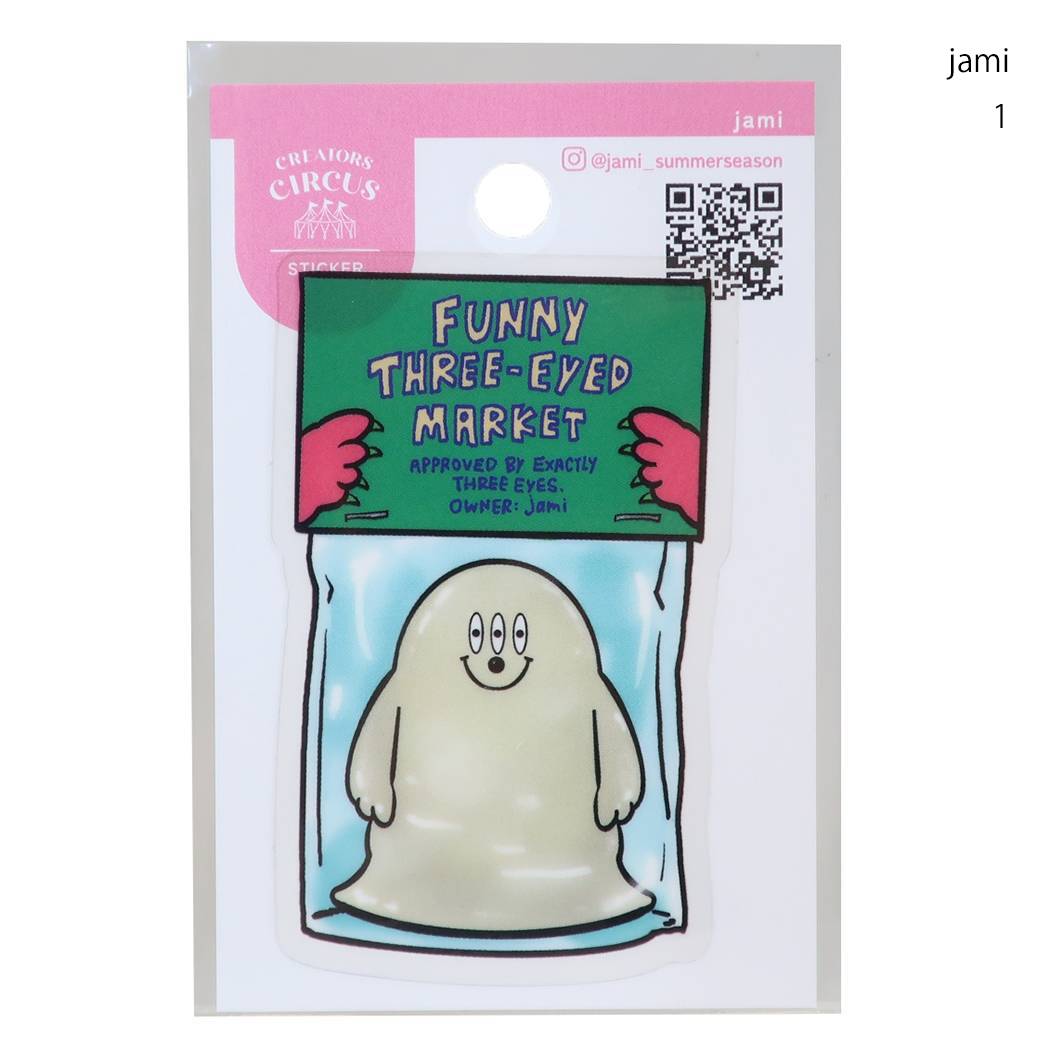 CREATORS CIRCUS クリエイターズサーカス シール ステッカーVol.5 jami Ghost figure フロンティア