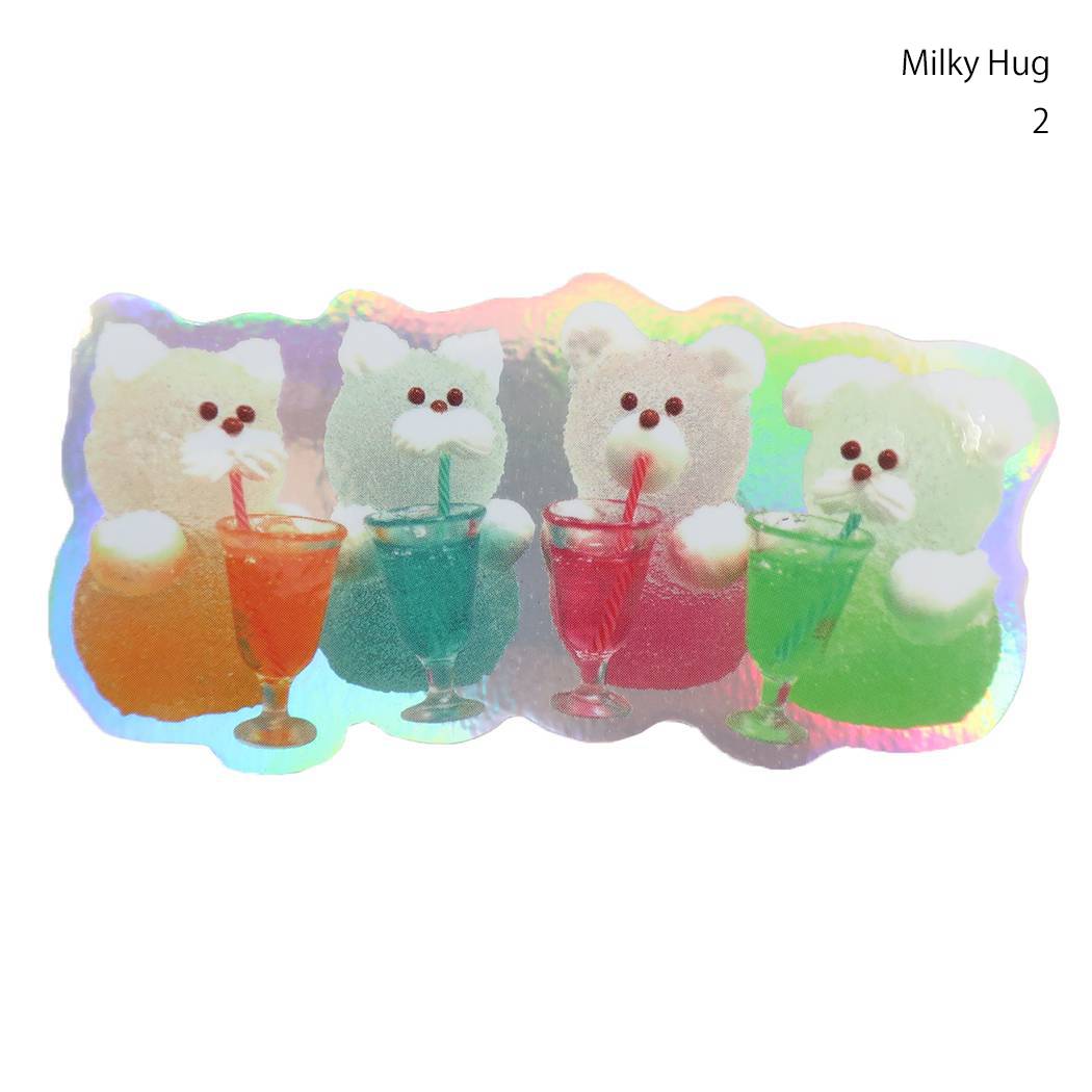 CREATORS CIRCUS クリエイターズサーカス シール ステッカーVol.5 Milky Hug ジュース飲んでるアニマルゼリー フロンティア