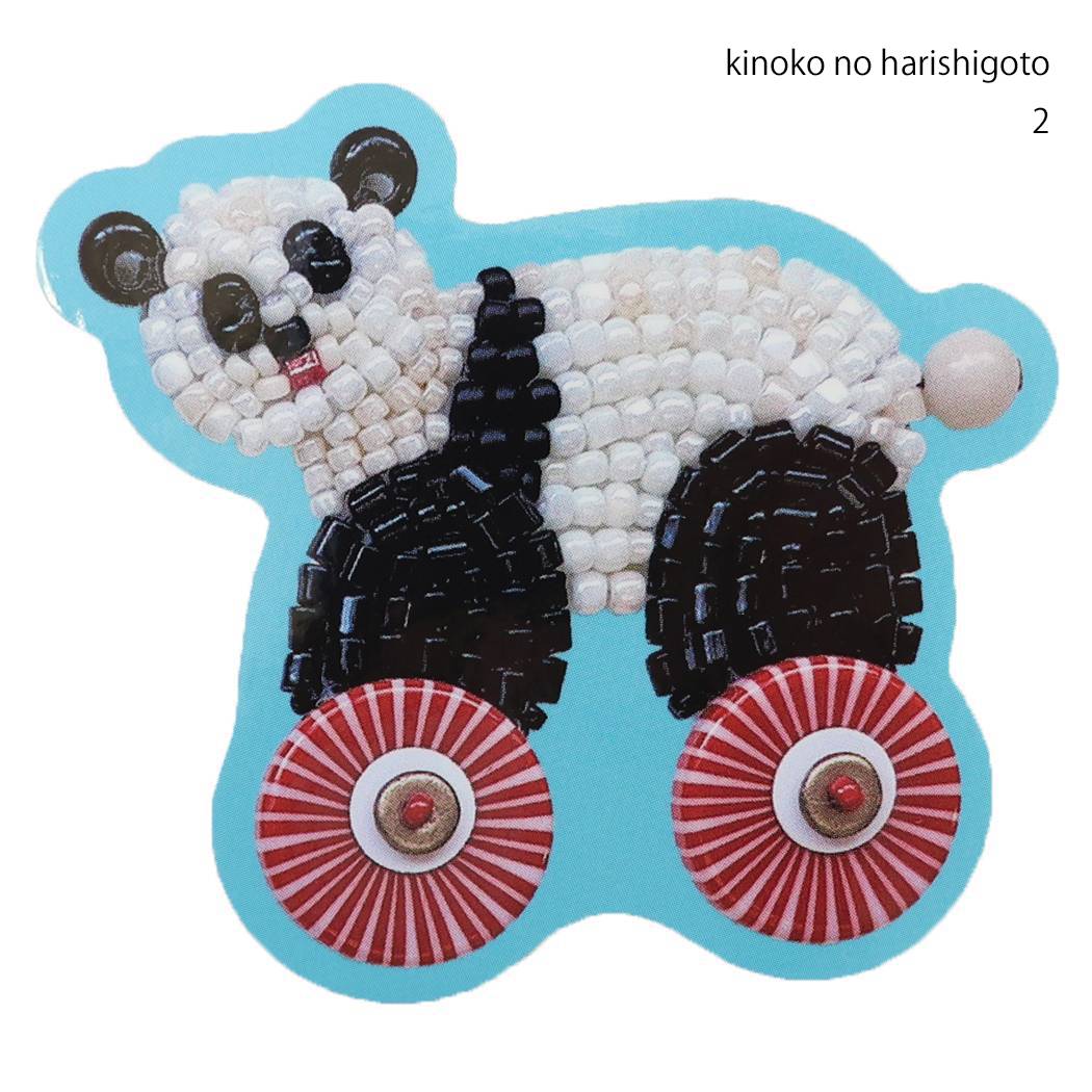 CREATORS CIRCUS クリエイターズサーカス シール ステッカーVol.5 kinoko no harishigoto パンダのプルトイ フロンティア