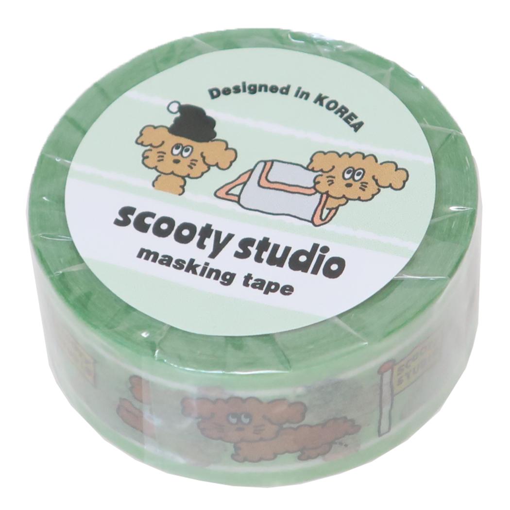 18mmマステ マスキングテープ scooty studio Charlie various フロンティア デコレーション かわいい メール便可