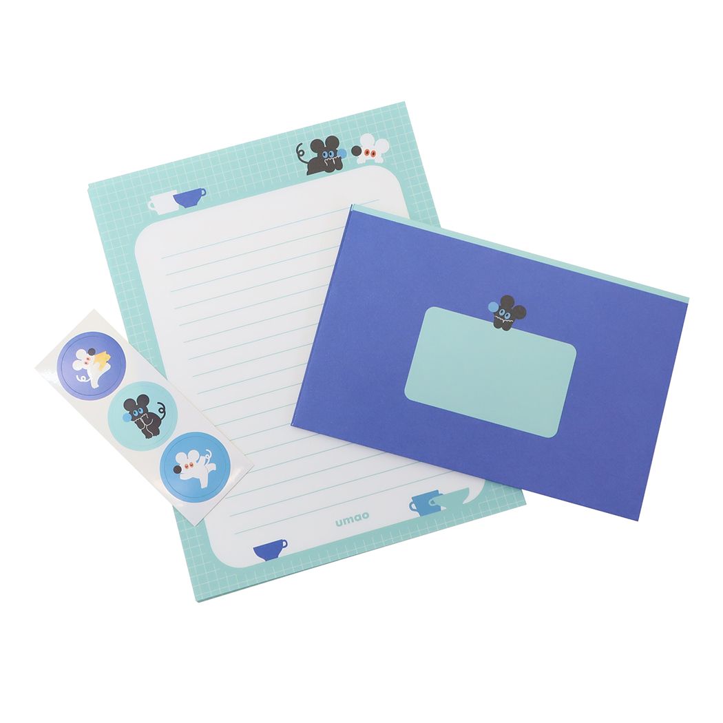 手紙セット レターセット umao FRIEND フロンティア 便箋＆封筒 メール便可