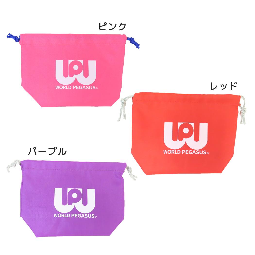 巾着ポーチ 巾着袋 ワッペ ワールドペガサス WORLD PEGASUS フロンティア 小物入れ 平成レトロ メール便可