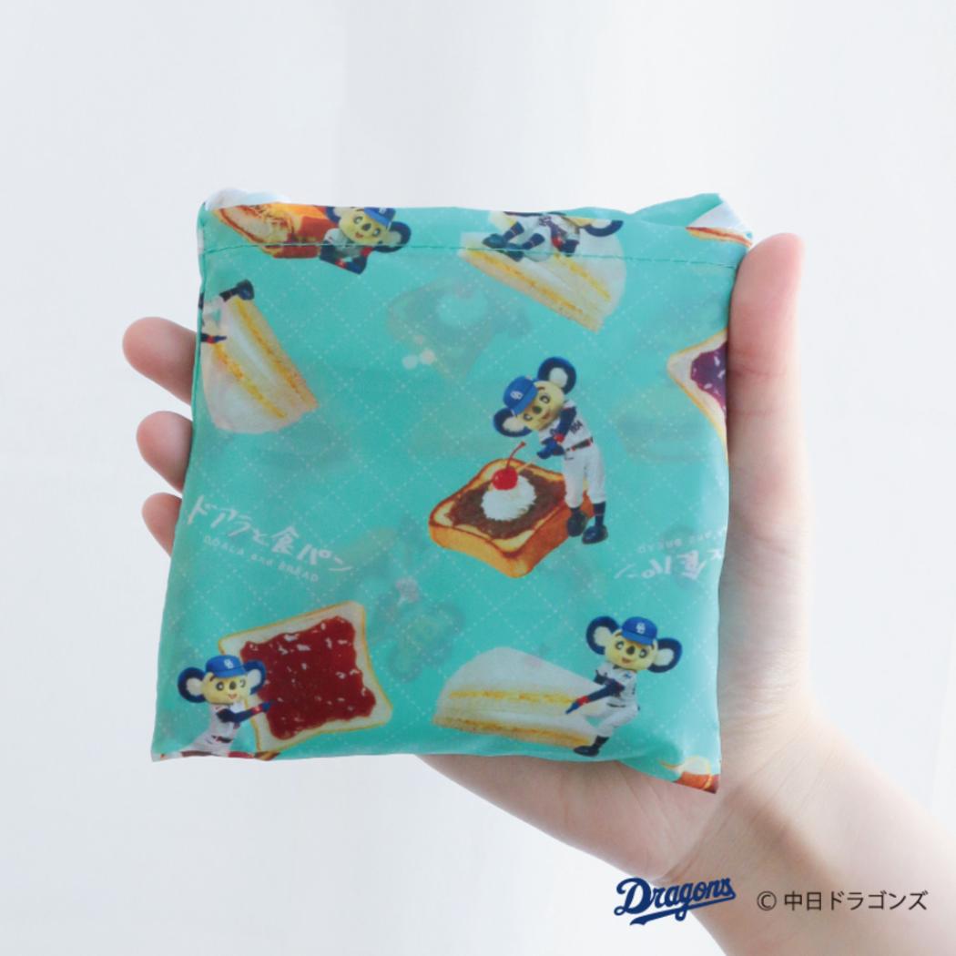 中日ドラゴンズ ショッピングバッグ エコバッグ ドアラと食パン フタバ