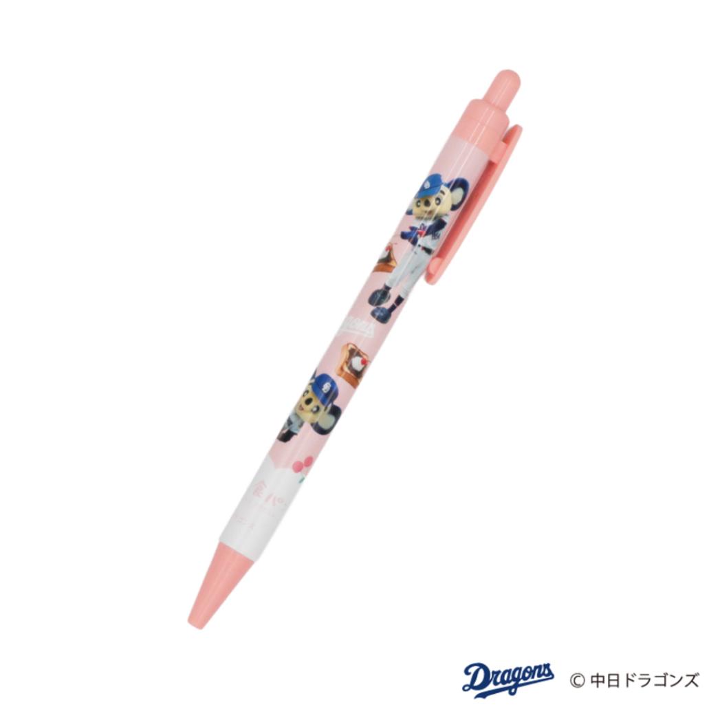 中日ドラゴンズ ノック式ボールペン ボールペン ドアラと食パン 小倉トースト フタバ