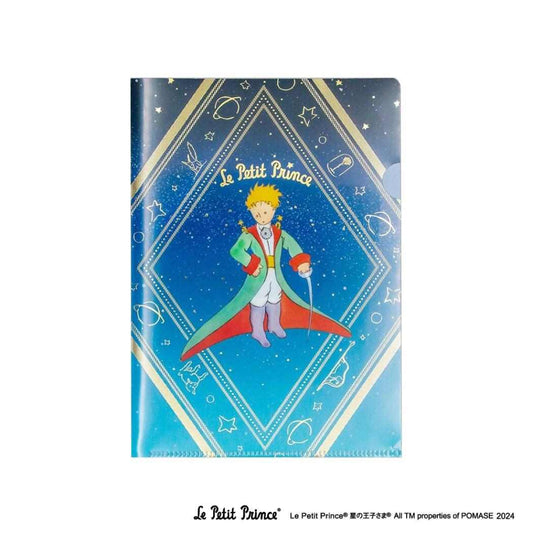 A5 クリアファイル クリアフォルダー ROKKAKU x Le Petit Prince 星の王子さま 冒険 フタバ 箔押し 新学期準備文具 メール便可