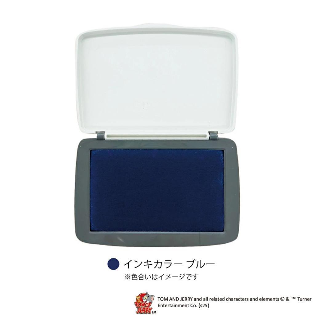 スタンプパッド インクパッド トムとジェリー ブルー ワーナーブラザース フタバ 手帳デコ デコレーション メール便可