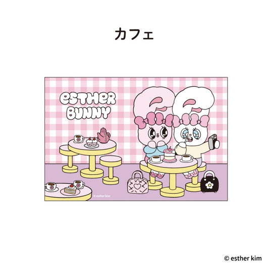 クリアカード ポストカード エスターバニー カフェ フタバ プレゼント メール便可
