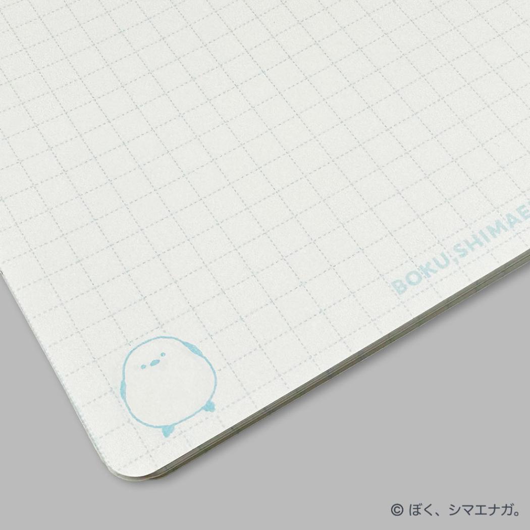 まんまるノート 方眼ノート ぼく、シマエナガ フタバ 新学期準備文具 かわいい メール便可