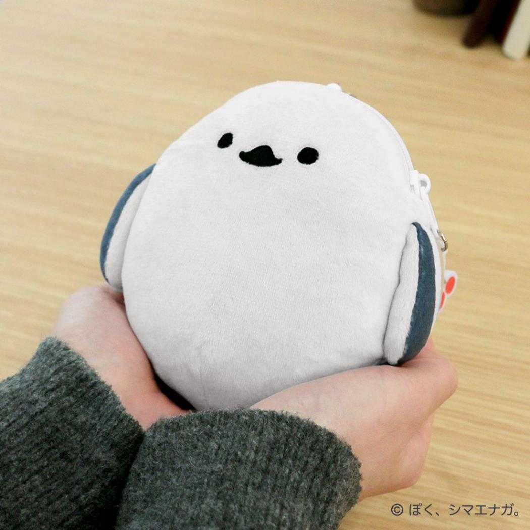 まんまるパスケース 定期入れ ぼく、シマエナガ フタバ 小物入れ かわいい