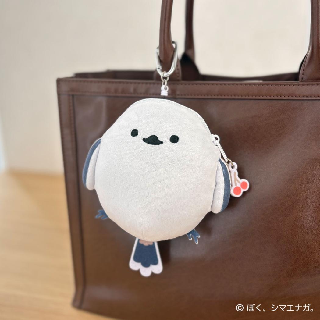 まんまるパスケース 定期入れ ぼく、シマエナガ フタバ 小物入れ かわいい