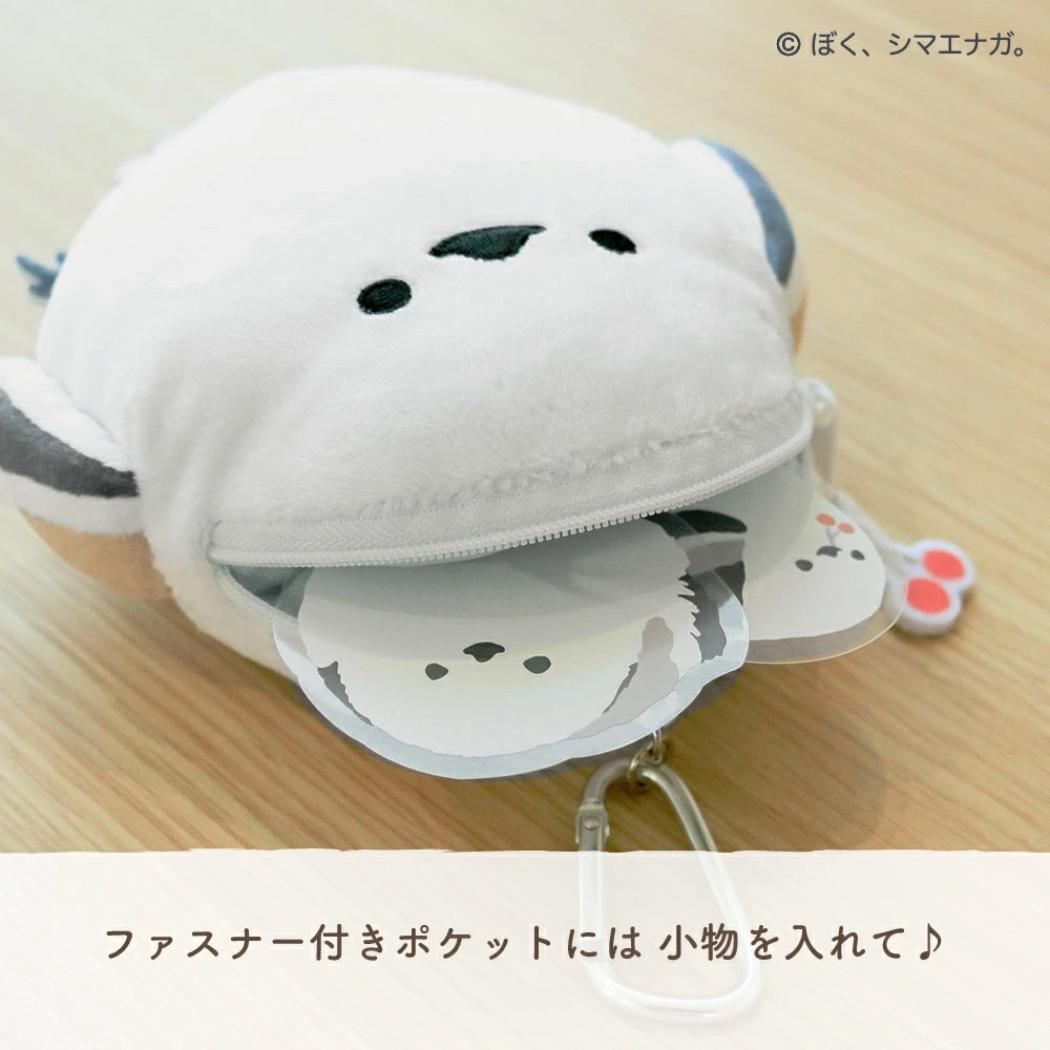 まんまるパスケース 定期入れ ぼく、シマエナガ フタバ 小物入れ かわいい