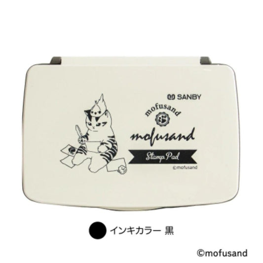 スタンプパッド インクパッド モフサンド 黒 mofusand フタバ 手帳デコ デコレーション メール便可
