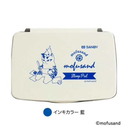 スタンプパッド インクパッド モフサンド 藍 mofusand フタバ 手帳デコ デコレーション メール便可
