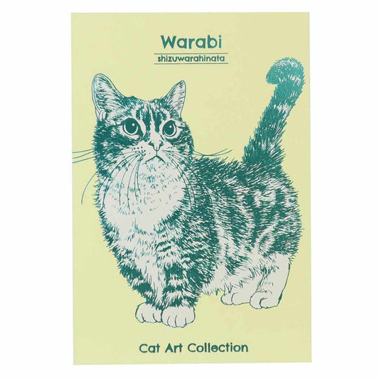 Cat Art Collection ポストカード POSTCARD 1枚入り わらび ねこ フタバ はがき 便り グッズ メール便可 シネマコレクション