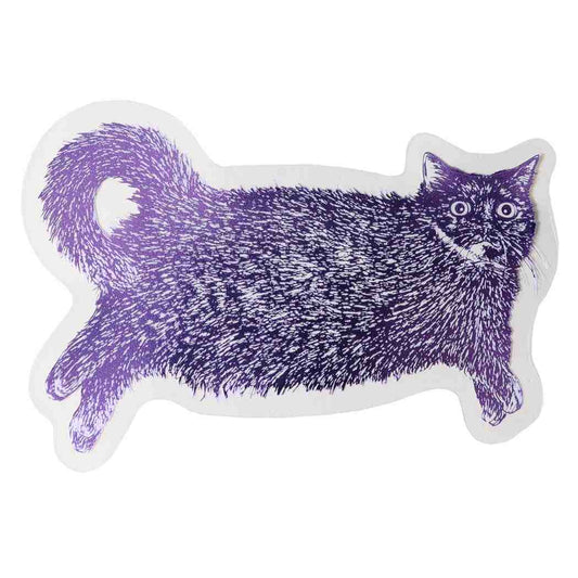 Cat Art Collection ダイカットシール クリアダイカットステッカー しずく ねこ フタバ デコレーション デコシール DECOシール グッズ メール便可 シネマコレクション