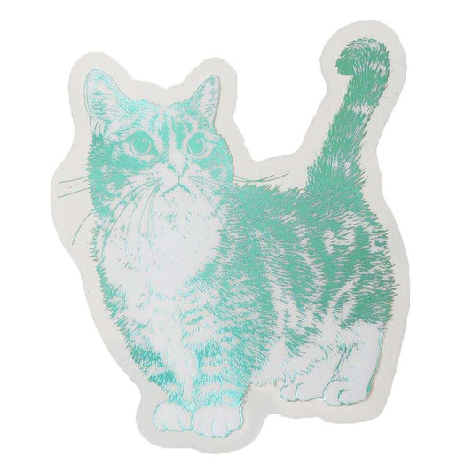 Cat Art Collection ダイカットシール クリアダイカットステッカー わらび ねこ フタバ デコレーション デコシール DECOシール グッズ メール便可 シネマコレクション