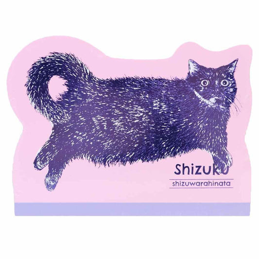 Cat Art Collection メモ帳 ダイカットメモ しずく ねこ フタバ 新学期準備文具 伝言 おしゃれ グッズ メール便可 シネマコレクション