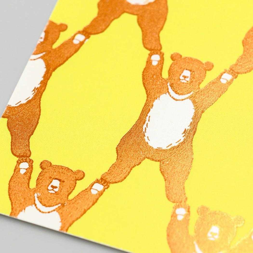ROKKAKUxmarble SUD ポストカード POSTCARD 1枚入り ヤッホーベア フタバ