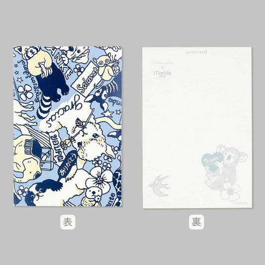 ROKKAKUxmarble SUD ポストカード POSTCARD 1枚入り THANK YOU 25 フタバ