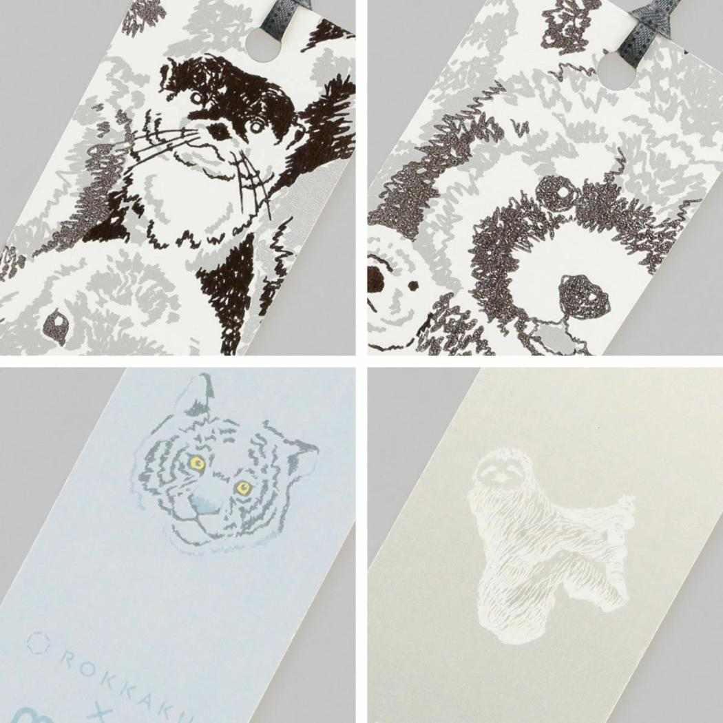 ROKKAKUxmarble SUD ブックマーカー しおり 2枚入り face フタバ