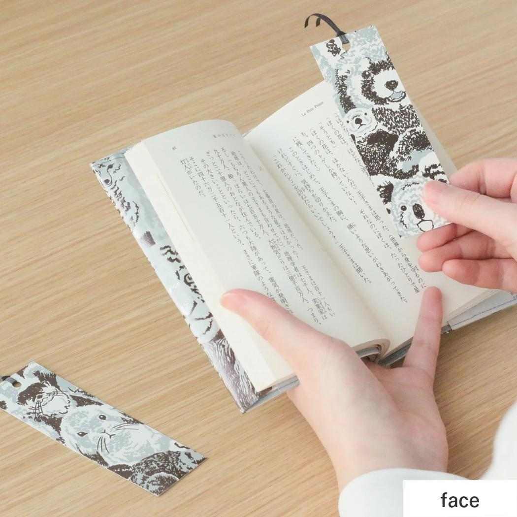 ROKKAKUxmarble SUD ブックマーカー しおり 2枚入り face フタバ