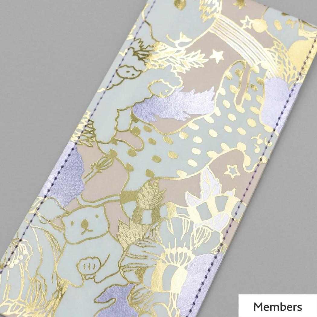 ROKKAKUxmarble SUD ペンケース スリムポーチ Members フタバ