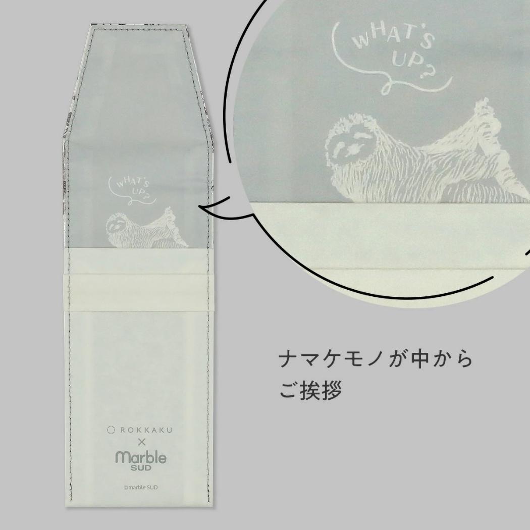 ROKKAKUxmarble SUD ペンケース スリムポーチ face フタバ