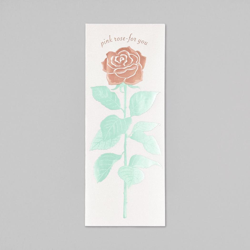 レターセット 手紙セット Hakuoshi Botanical バラ フタバ 箔押し 便箋＆封筒 メール便可