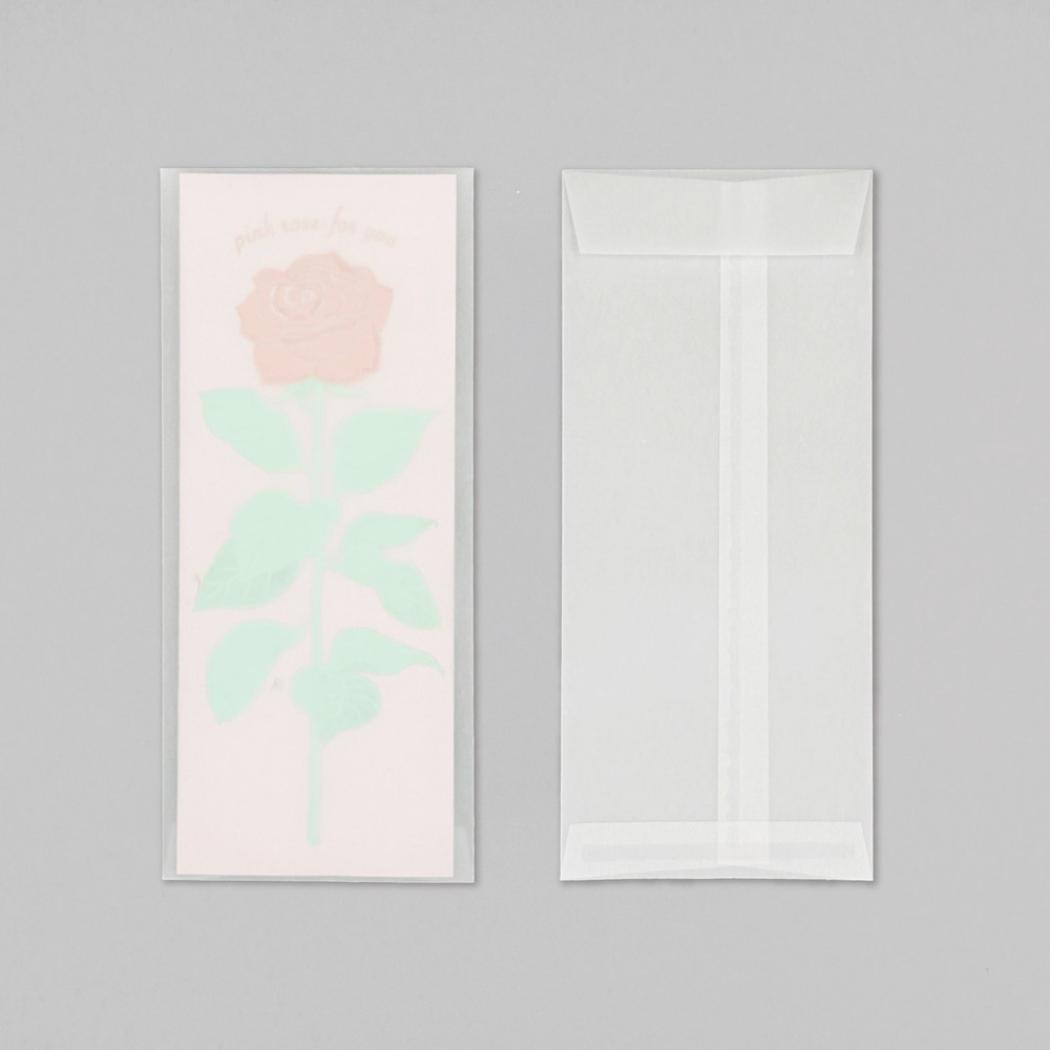 レターセット 手紙セット Hakuoshi Botanical バラ フタバ 箔押し 便箋＆封筒 メール便可