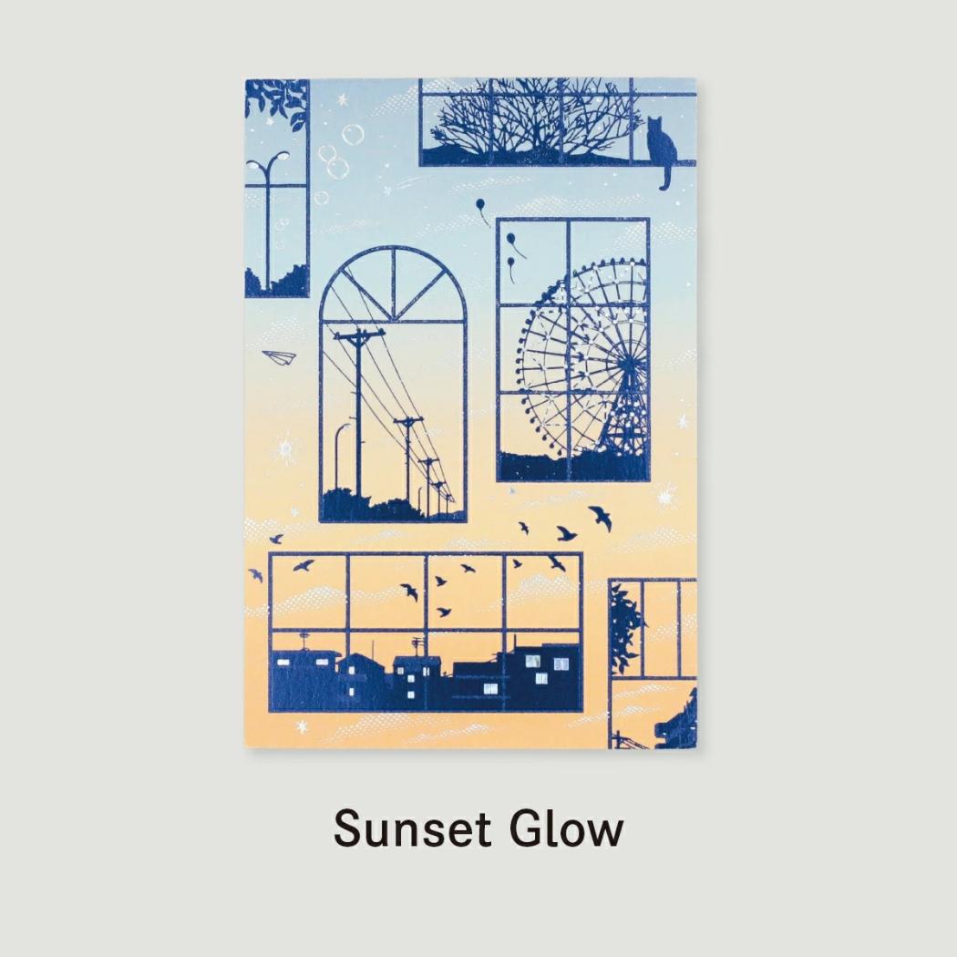 日常をハレの日に ポストカード POSTCARD 1枚入り Sunset Glow 心を染める帰り道 フタバ