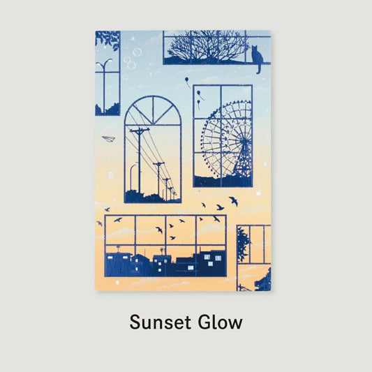 日常をハレの日に ポストカード POSTCARD 1枚入り Sunset Glow 心を染める帰り道 フタバ