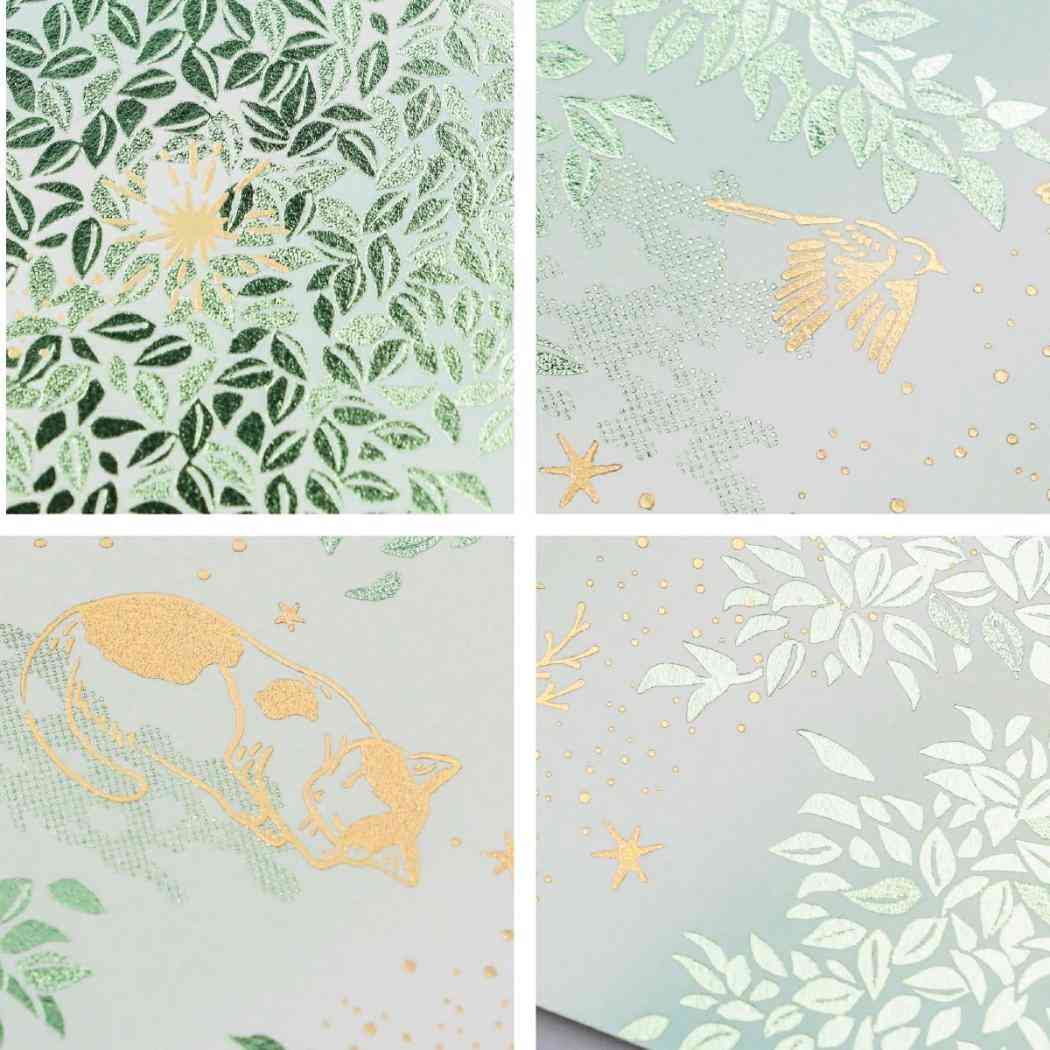 日常をハレの日に ポストカード POSTCARD 1枚入り Sunlit Leaves 記憶のまたたき フタバ
