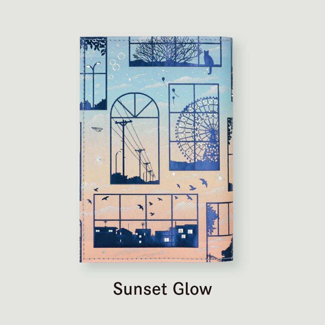 日常をハレの日に 文庫本カバー ブックカバー Sunset Glow 心を染める帰り道 フタバ