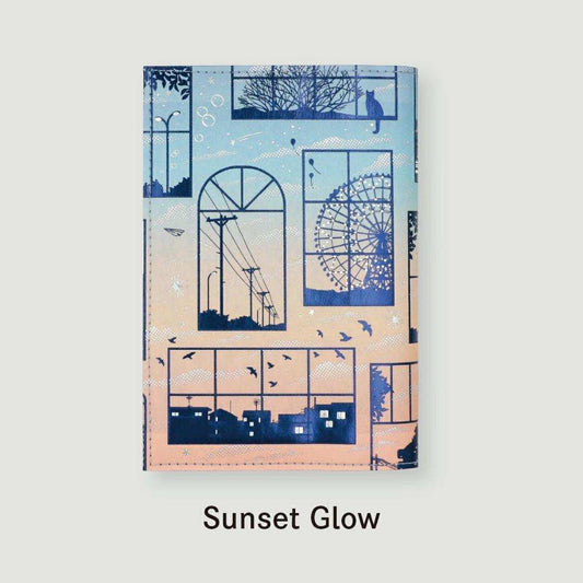 日常をハレの日に 文庫本カバー ブックカバー Sunset Glow 心を染める帰り道 フタバ