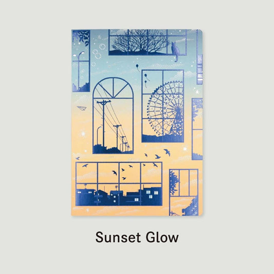 日常をハレの日に ミニノート B6ノート Sunset Glow 心を染める帰り道 フタバ