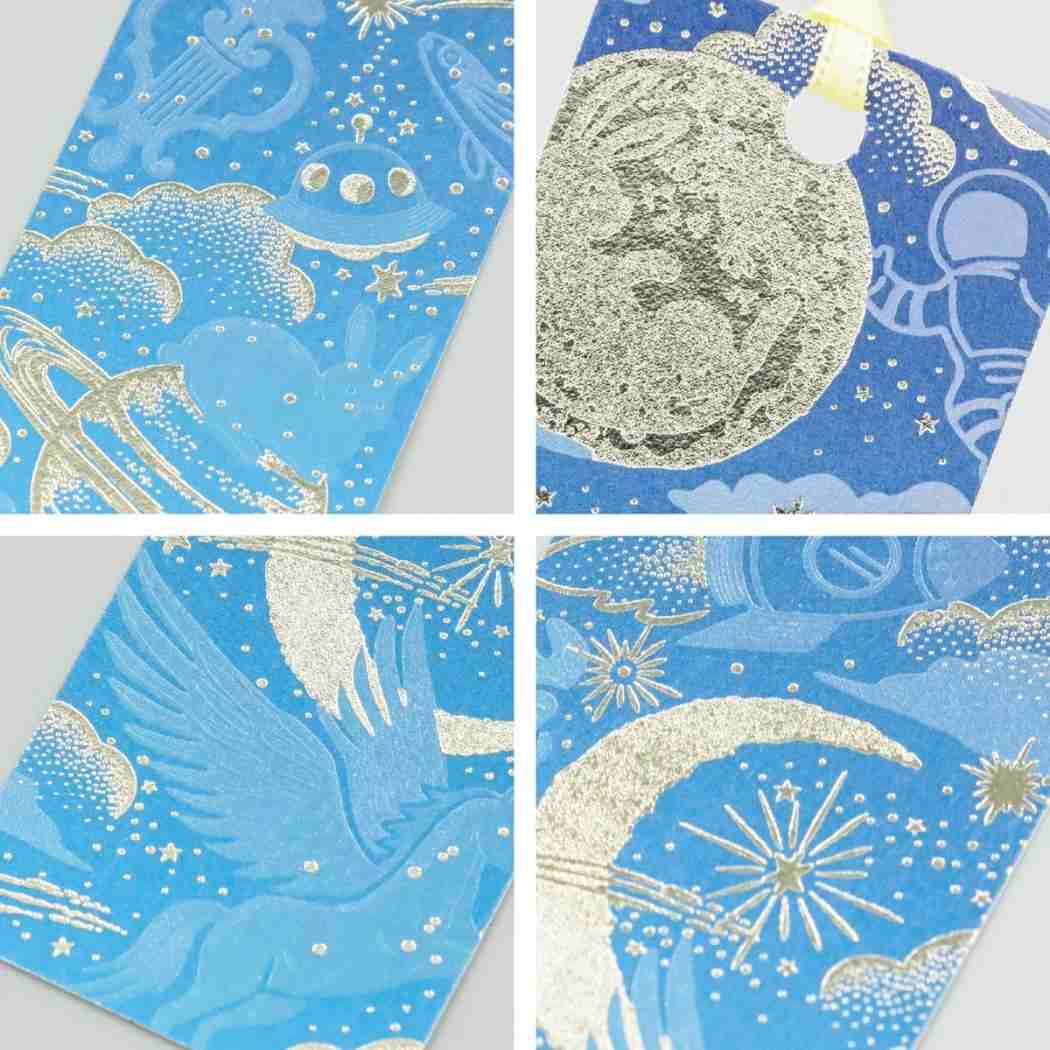 日常をハレの日に ブックマーカー しおり 2枚入り Night Sky 想いをめぐらせる夜空 フタバ