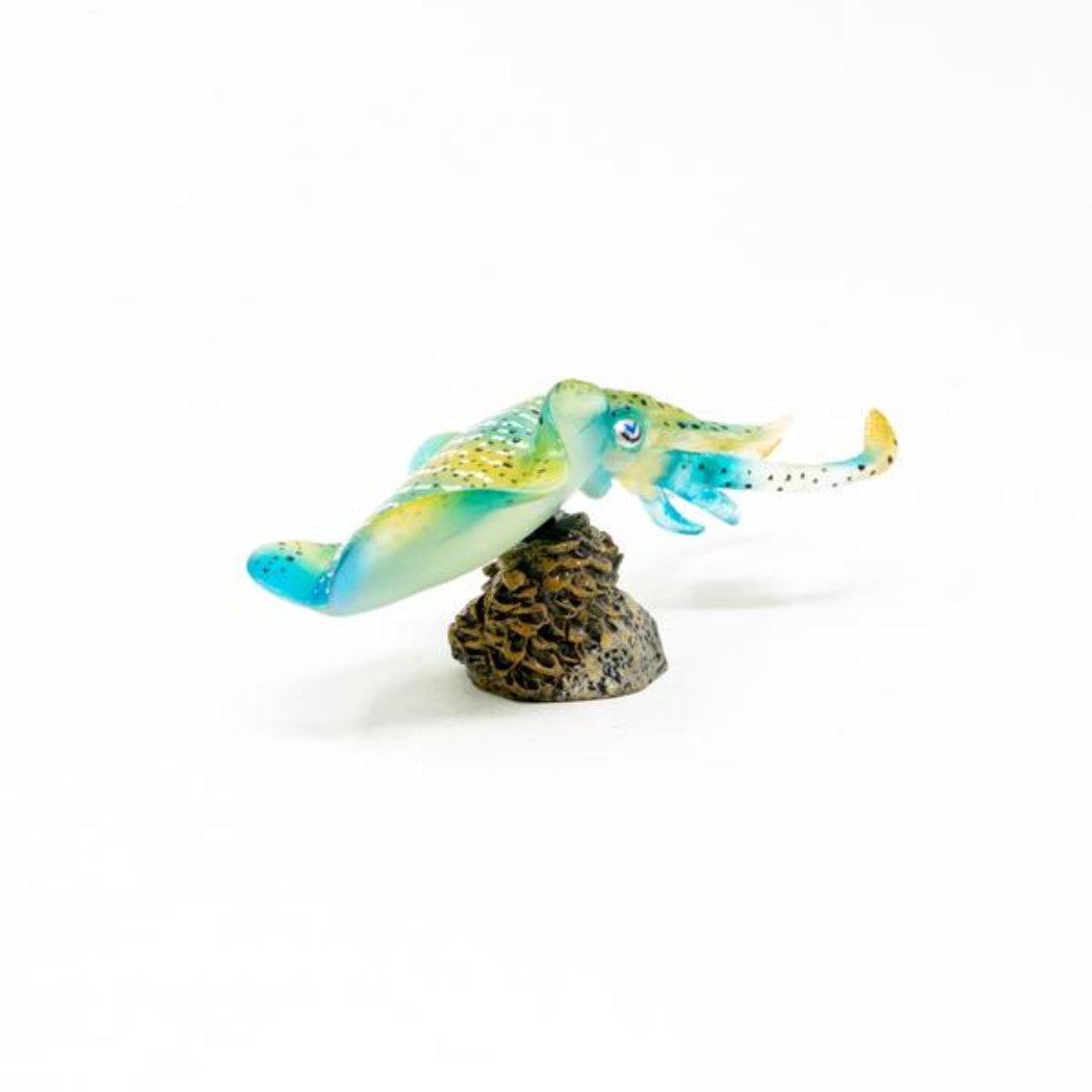 アクアフィッシュ ミニモデル アオリイカ フィギュア フェバリット ジオラマ 魚釣り