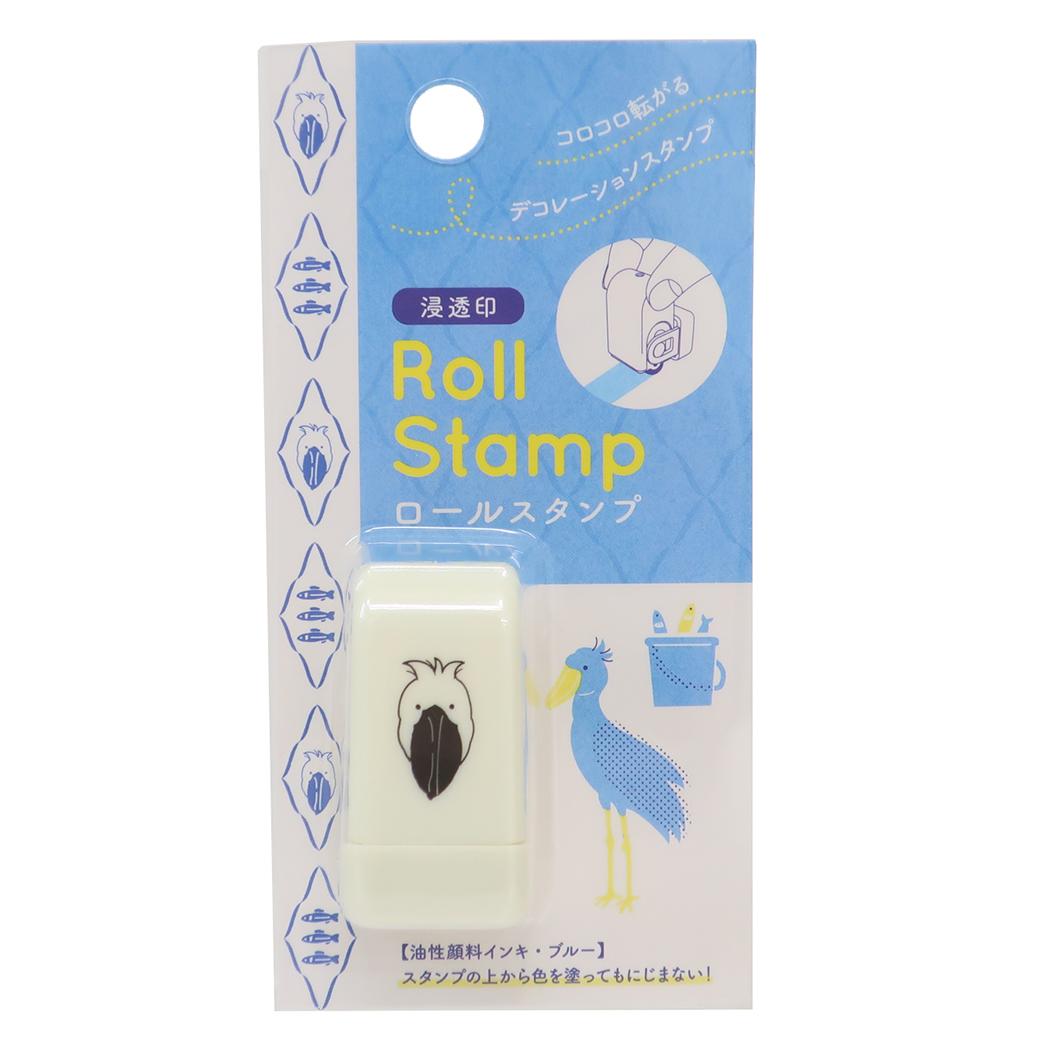 アニマル百貨店 ハンコ ロールスタンプ ハシビロコウ どうぶつ Green Flash はんこ 手帳デコ かわいい グッズ メール便可 シネマコレクション