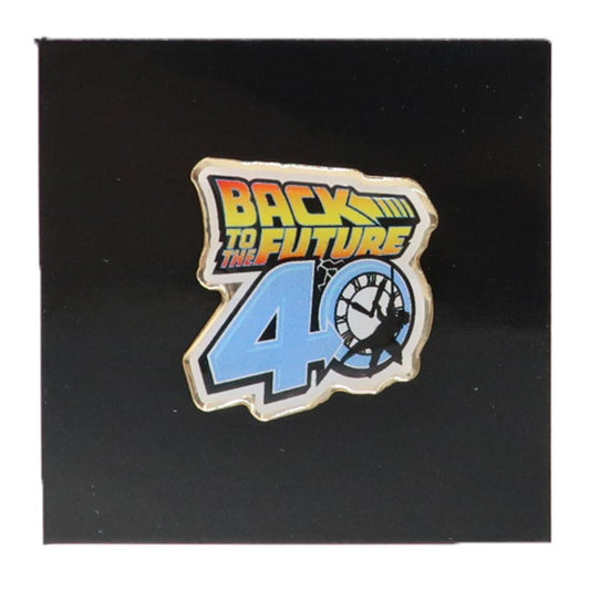 ピンバッジ ピンズ バックトゥザフューチャー 40THロゴ Back to the Future Green Flash コレクション雑貨 映画メール便可