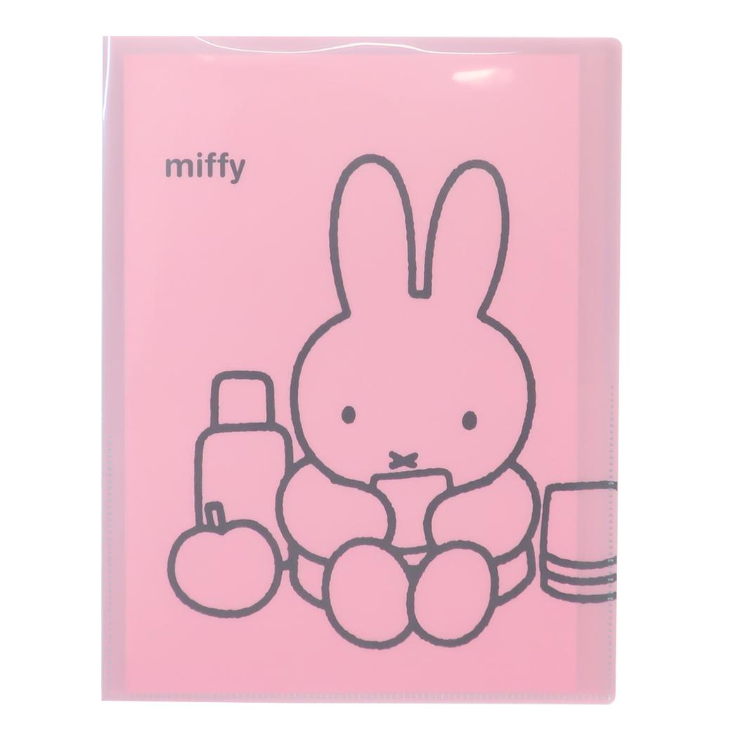 A4クリアブックファイル ポケットファイル ミッフィー pink ディックブルーナ Green Flash 新学期準備文具 絵本