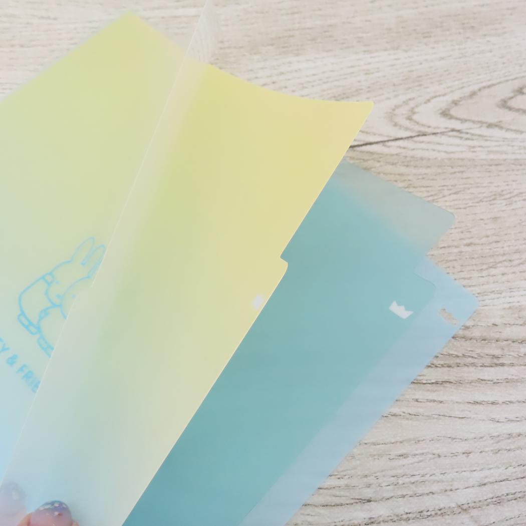 A5ポケットクリアファイル ポケットファイル ミッフィー miffy＆friends ディックブルーナ Green Flash 新学期準備文具 絵本メール便可