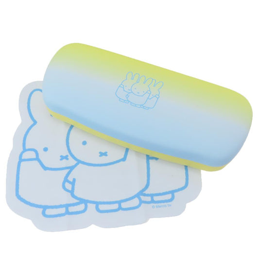 メガネケース＆クロスセット 眼鏡ケース ミッフィー miffy＆friends ディックブルーナ Green Flash ハードタイプ 絵本
