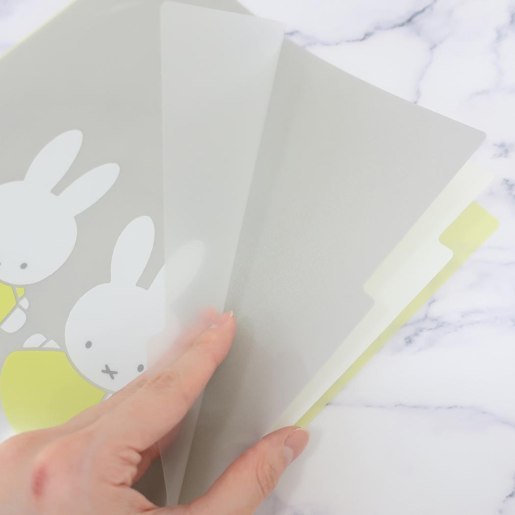 A4ポケットクリアファイル ポケットファイル ミッフィー friend 新入学 ディックブルーナ Green Flash 新学期準備 絵本メール便可